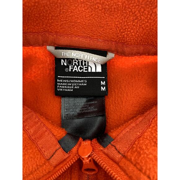 Mens The North Face Fleece Orange Size Medium Pre Owned - Picture 3 of 5